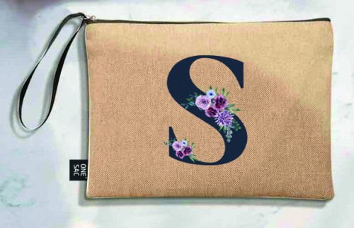 Sac à main Lettre F (Modèles variés) (25 × 18 × 1 cm)